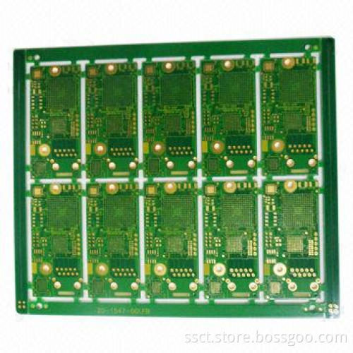 10-layer PCB, Filled with Copper Paste
